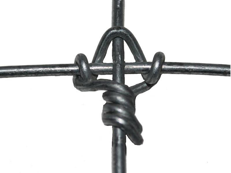 Fixed knot field fence